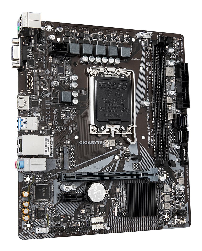 GIGABYTE H610M H V2 — Placa base M-ATX LGA1700 con DDR5 5600MHz 3