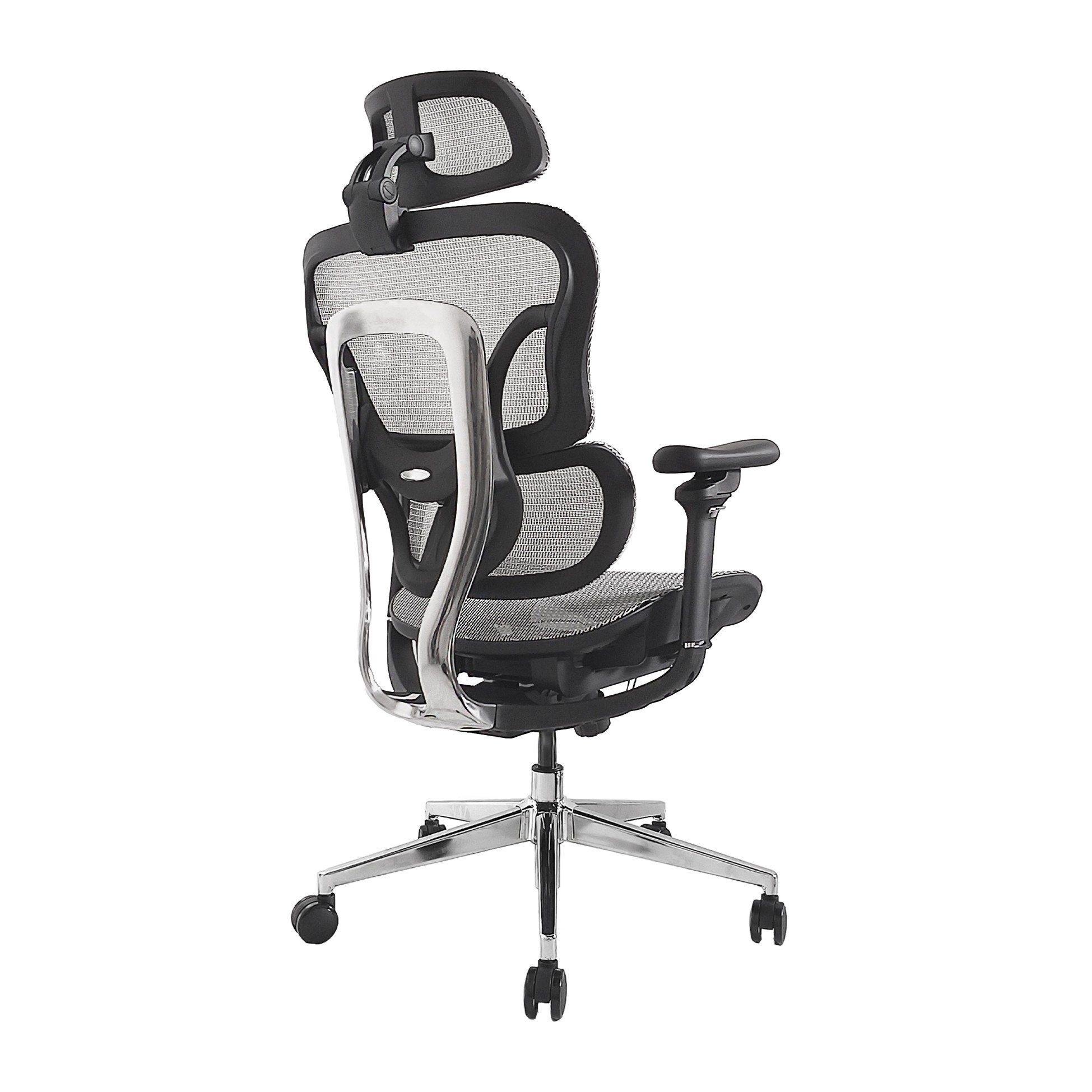 Silla de Oficina Ergonomica 651050 Premium Color Gris Tapiceria Malla 5 Posiciones — vista detalle 1
