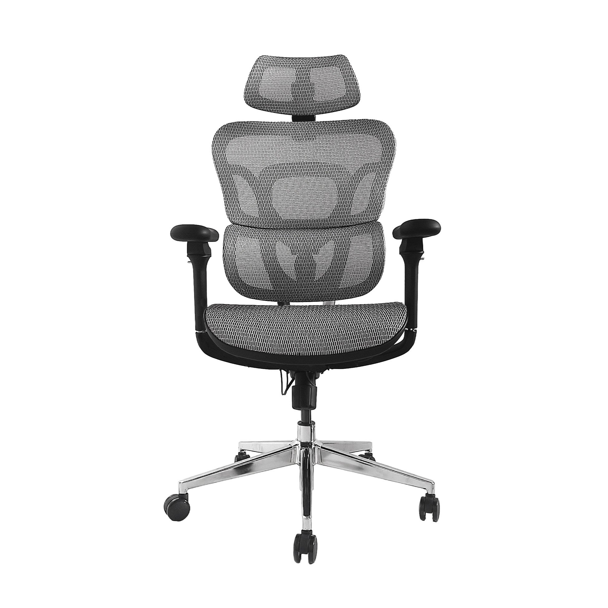 Silla de Oficina Ergonomica 651050 Premium Color Gris Tapiceria Malla 5 Posiciones — vista detalle 2