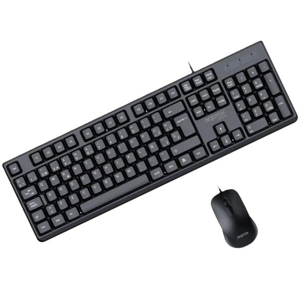 APPROX APPMX245 — Combo teclado y mouse compacto, 1200 dpi 2