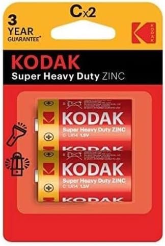 Kodak LR14 Extra Heavy Duty — Pilas C 1.5V, pack 2 unidades