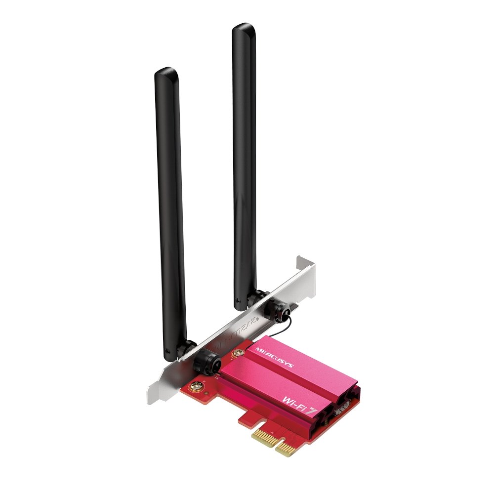 Mercusys MA37BE — Adaptador WiFi 7 Triband 6500 Mbps con Bluetooth 5.3