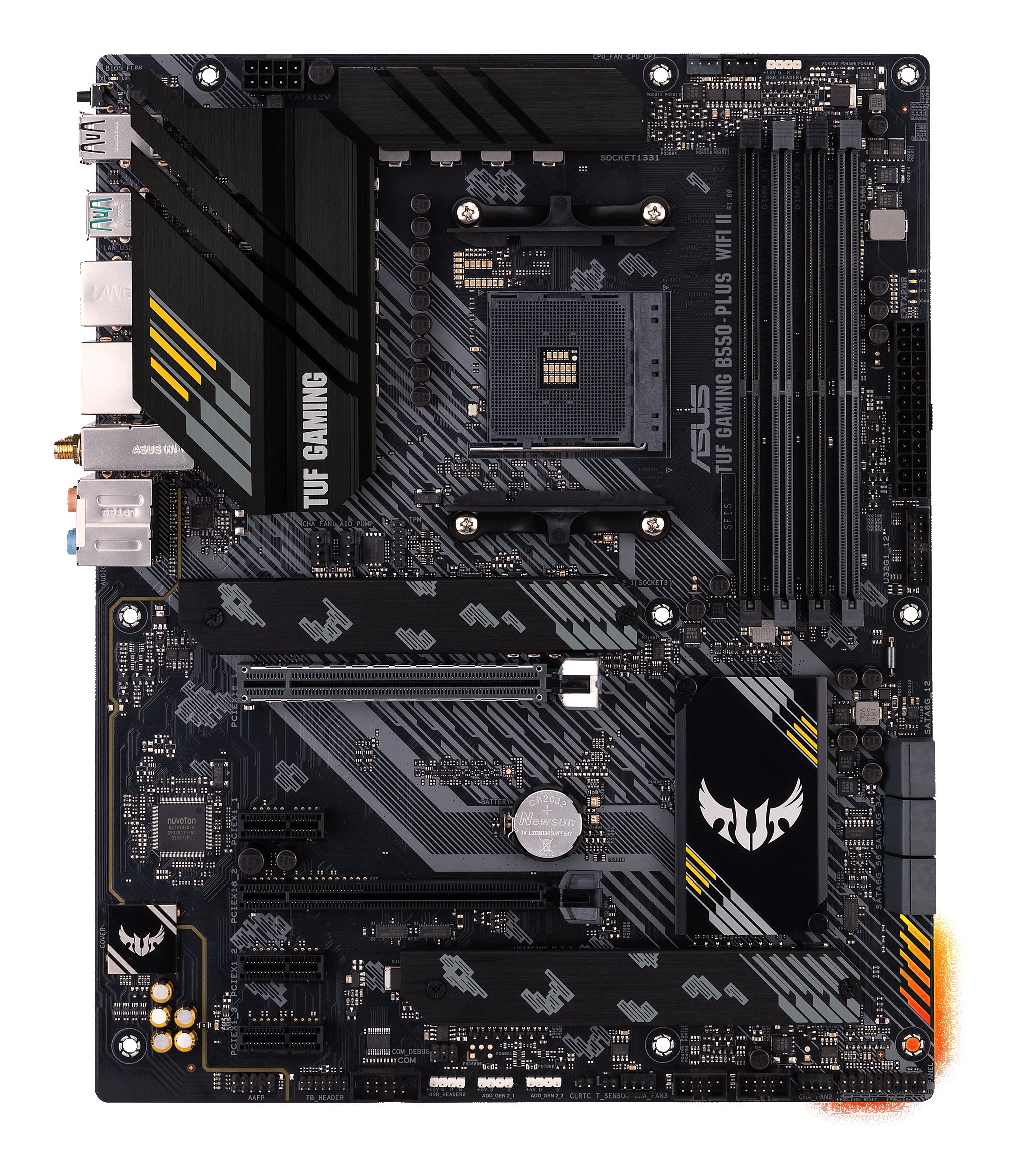 PB TUF Gaming B550-PLUS WIFI II SKT AM4 ATX 4xDDR4 Displayport HDMI USB 3.2 — vista detalle 1