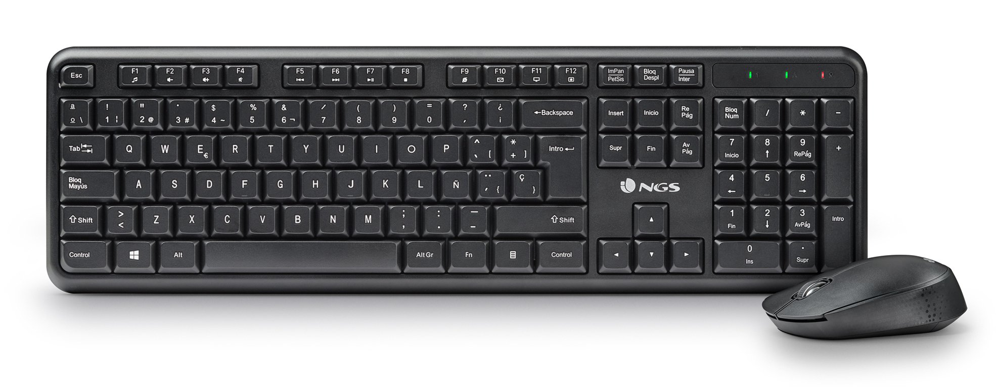 NGS Harmonykit — Teclado y mouse inalámbrico con teclas multimedia 2