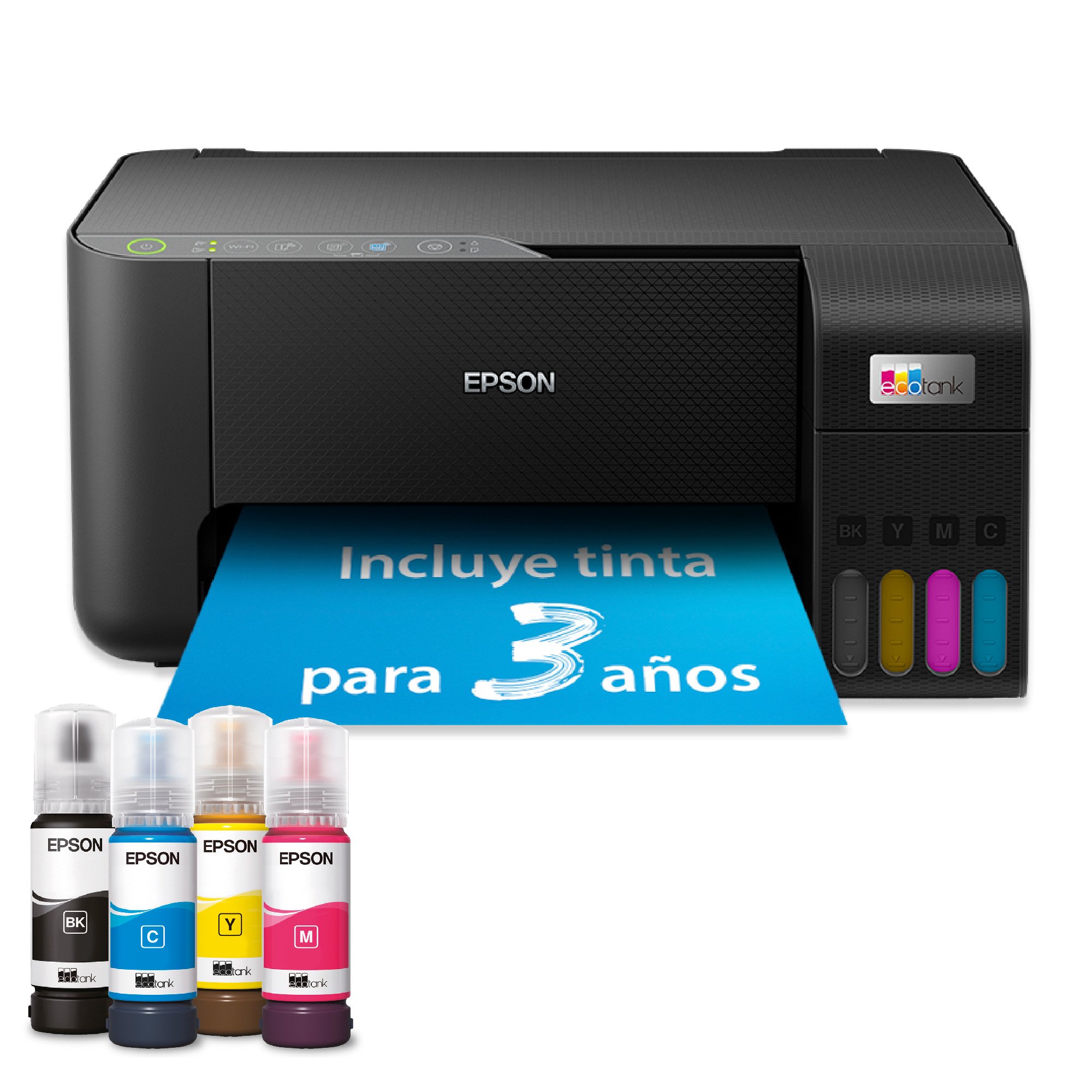 Multifuncion ECO TANK ET-2860 A4 Deposito de Tinta y Cone...