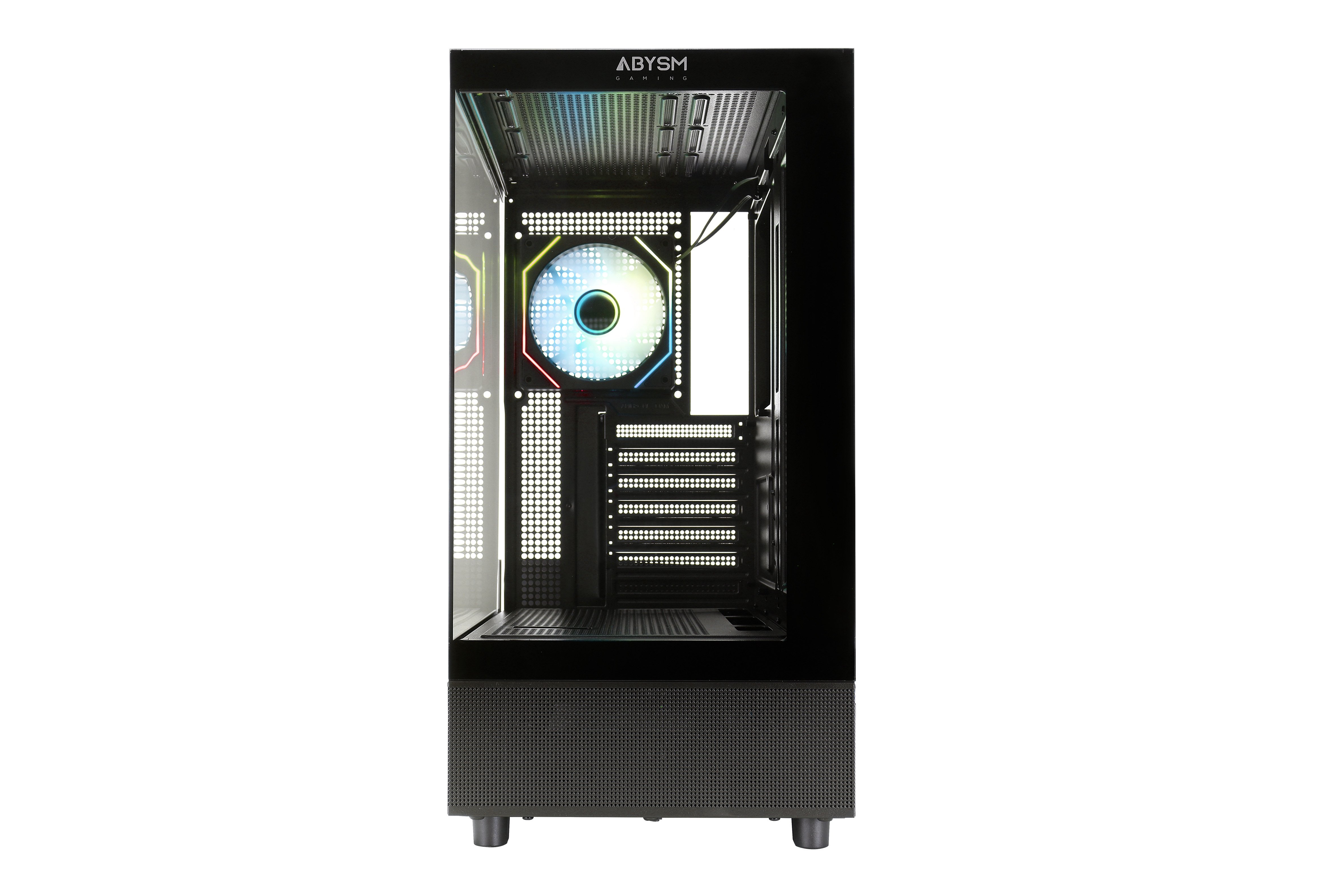 Caja ATX Semitorre Danube SAVA H400 Black 2x3.5" 1x2.5" USB-C GPU Max 410mm — vista detalle 1