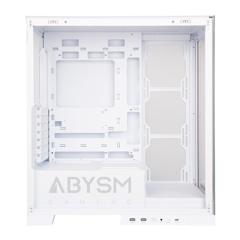 Caja ATX Semitorre Danube SAVA H500 White 1x3.5" 1x2.5" USB-C GPU Max 430mm — vista detalle 2