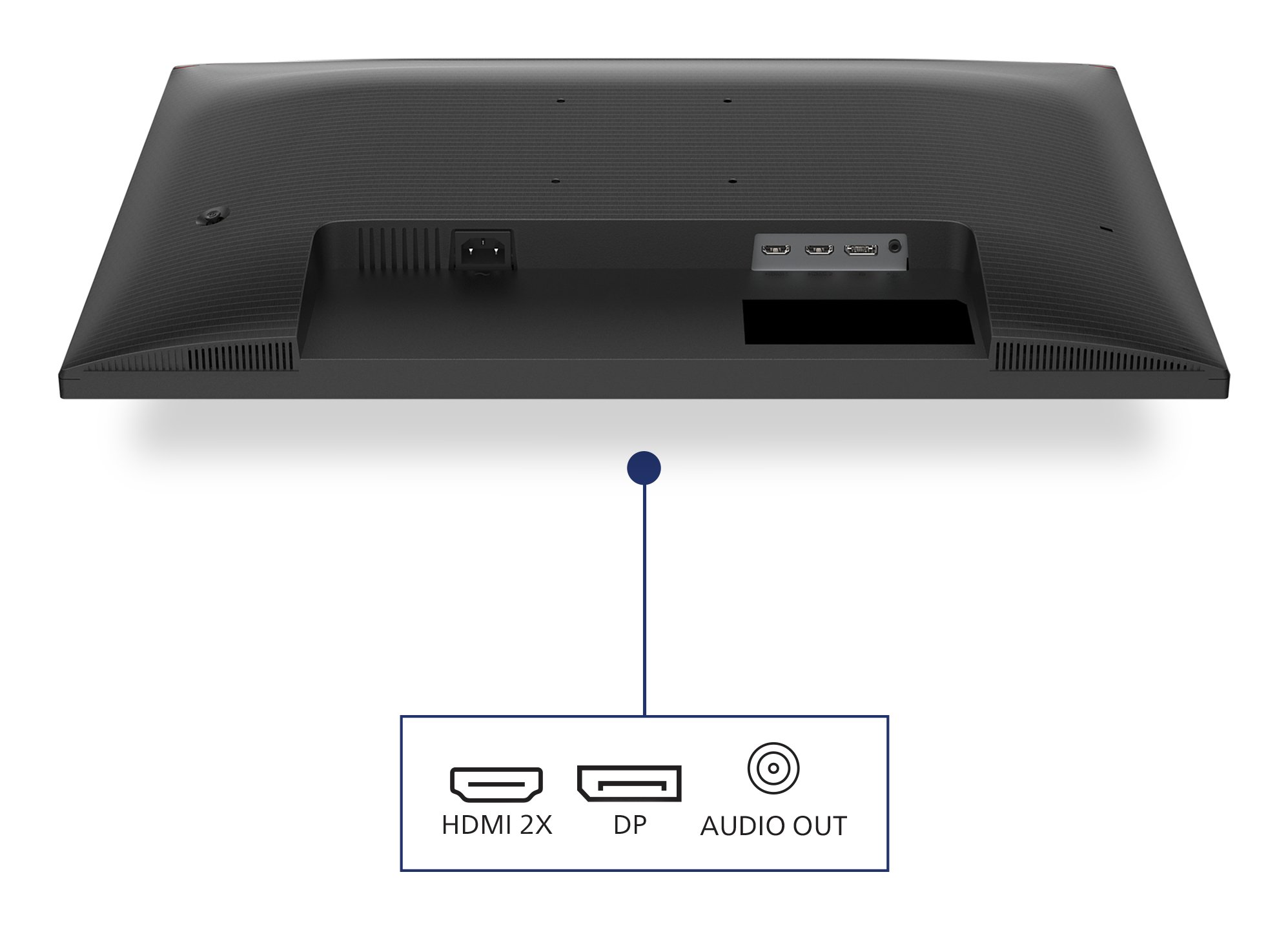 Monitor 27" DP HDMI 27E1N1800AE/00 IPS UHD 3840 X 2160 60hz 4ms VESA 100x100 2x2W Negro — vista detalle 2