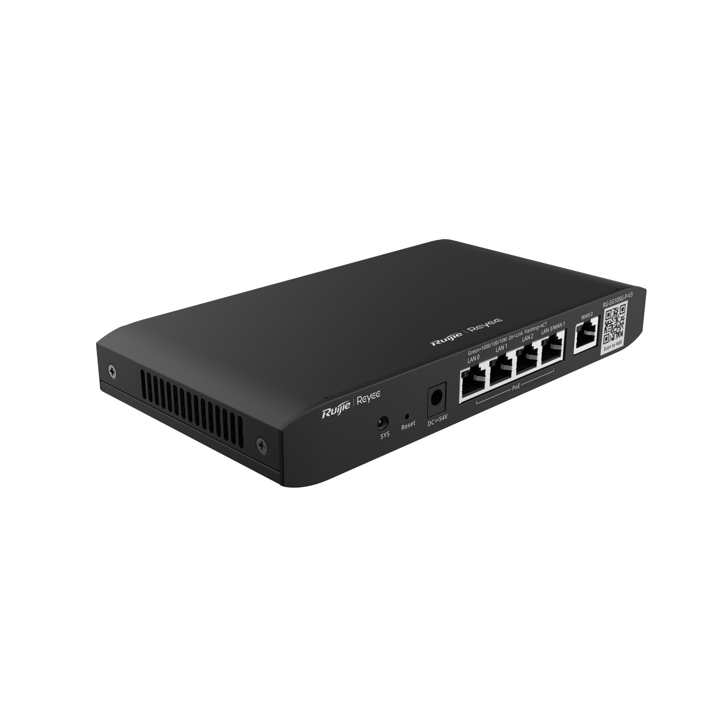 Router POE RG-EG105G-P-V3 5xGb VPN DUAL WAN Balanceo de Cargas Portal en la NUBE Poe 54W — vista detalle 1