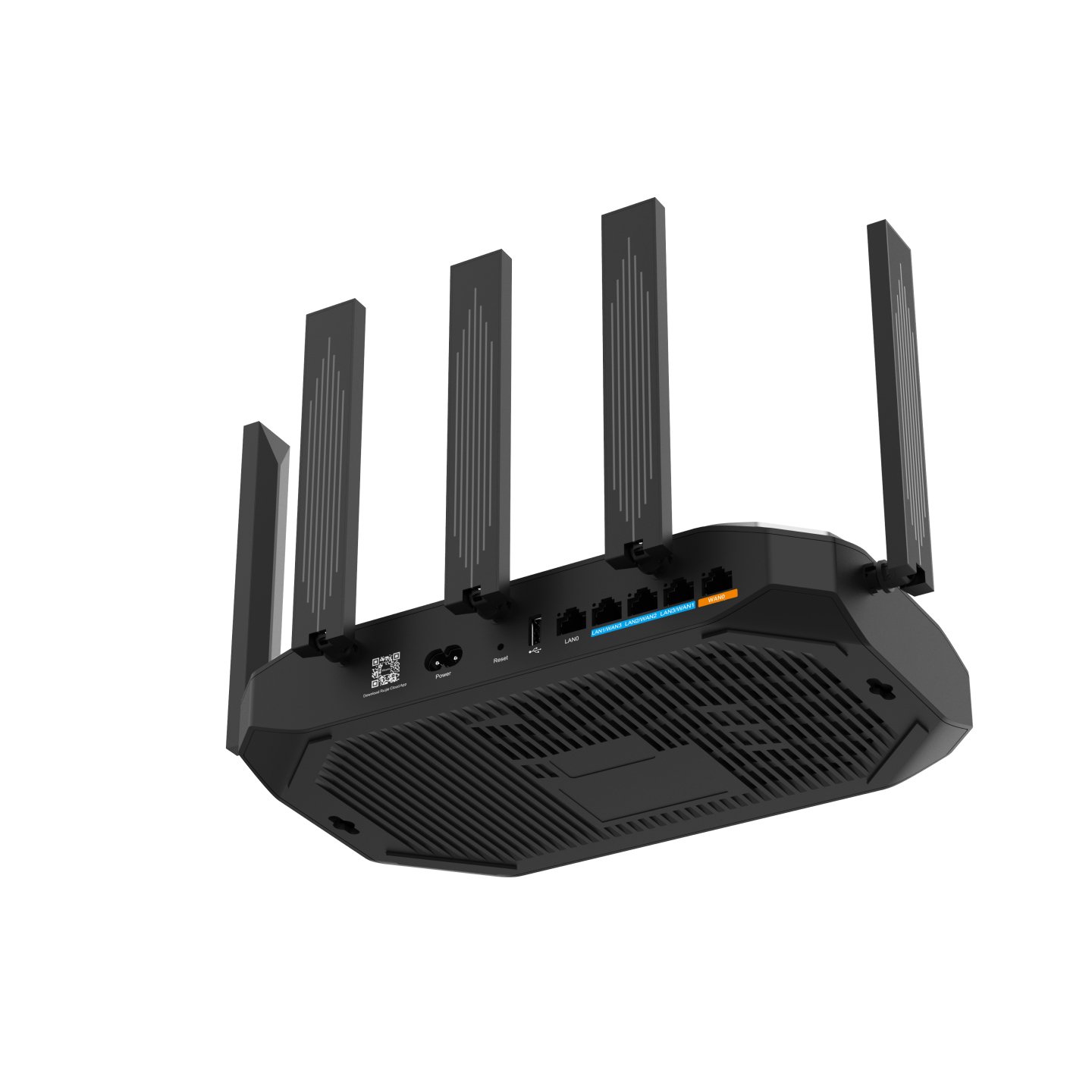 Router WIFI 6 RG-EG105GW-X AX3000 5xGb VPN 2974 Mbps 5 Antenas — vista detalle 2