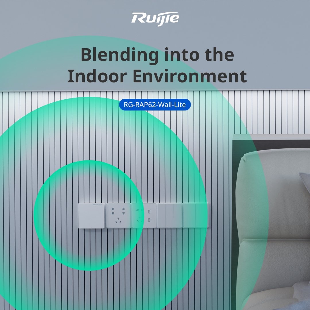 RUIJIE RG-RAP62 — Punto de acceso WiFi 6 AX3000 con PoE pasivo 7