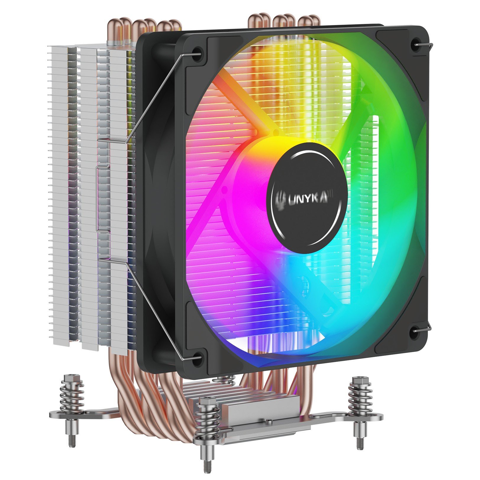 UNYKA UNYCOOL H60 ARGB — Disipador CPU 120mm ARGB compatible Intel y AM4