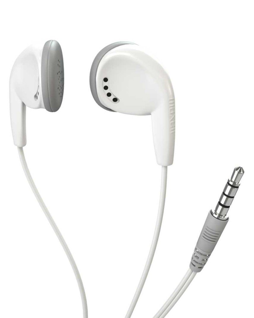 Maxell EB-98 — Auricular intrauditivo blanco con cable 3.5mm 4
