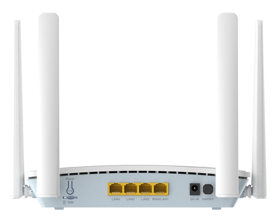 Router WIFI 6 Dualband G416C 4G LTE AX1500 3XLAN 1XWAN/LAN 1XWPS 1XSIM CARD 4