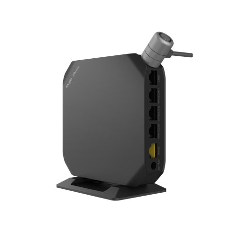 Router WIFI 5 RG-EG105GW(T) AC1300 5xGb VPN 1266 Mbps Reyee MESH Negro — vista detalle 2