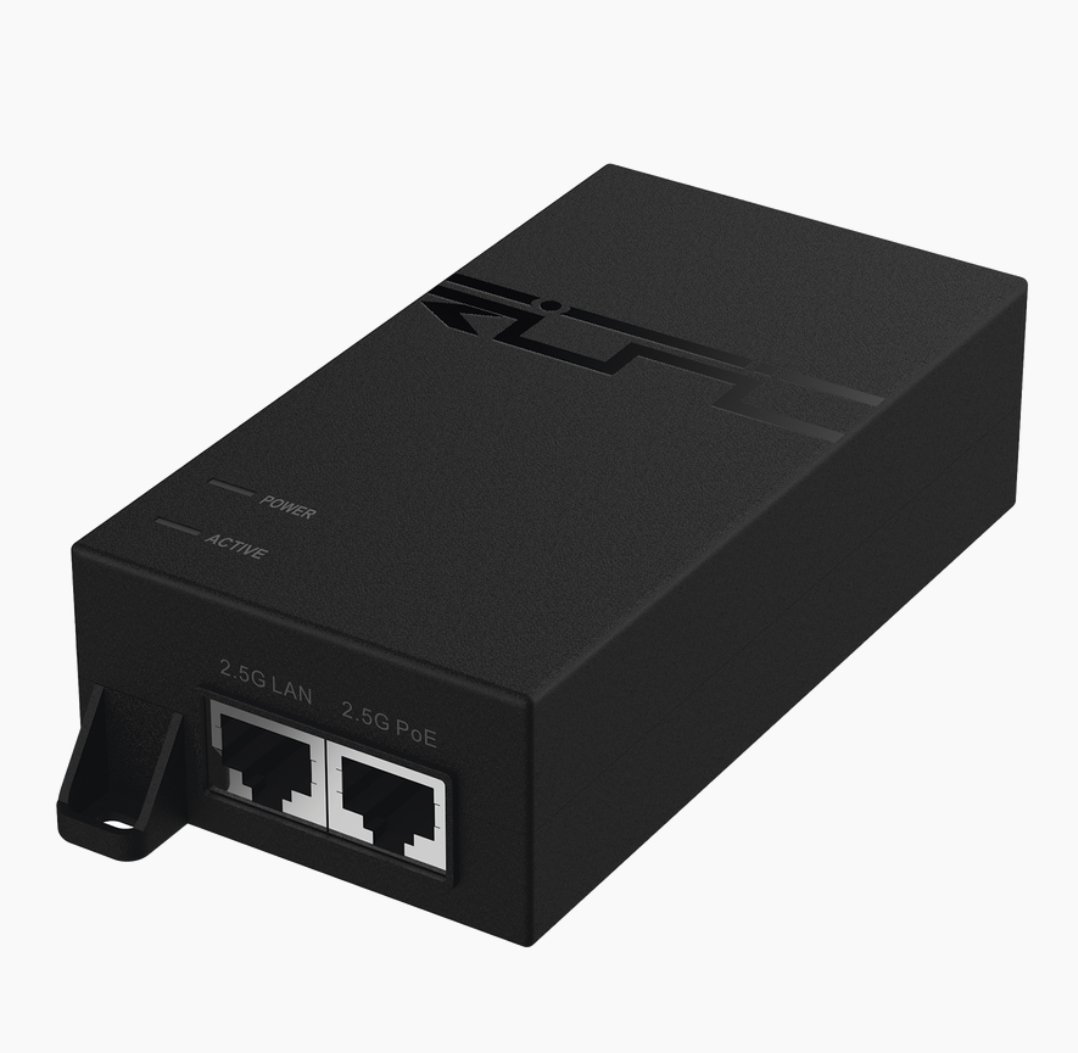 POE Injector RG-POE-50-60W-MG 60W Potencia 2xRJ45 2.5Gb