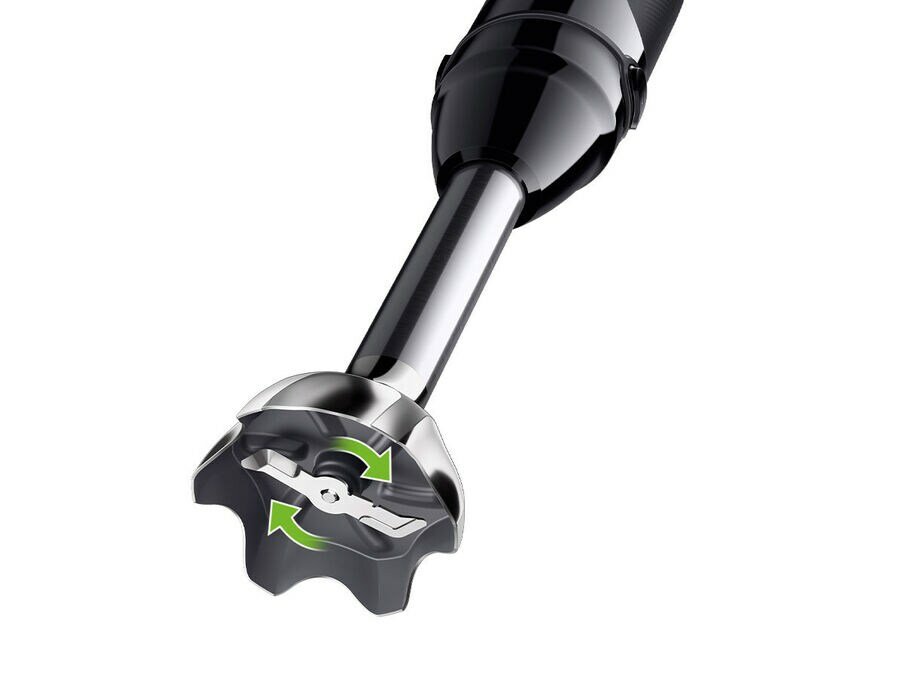 Batidora de MANO MQ55001M 1000W 25 Velocidades Accesorio VASO Medidor 600ml Negro 3