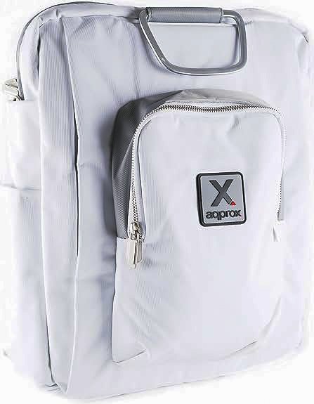 APPROX — Mochila para portátil 15.6" blanco/gris 2