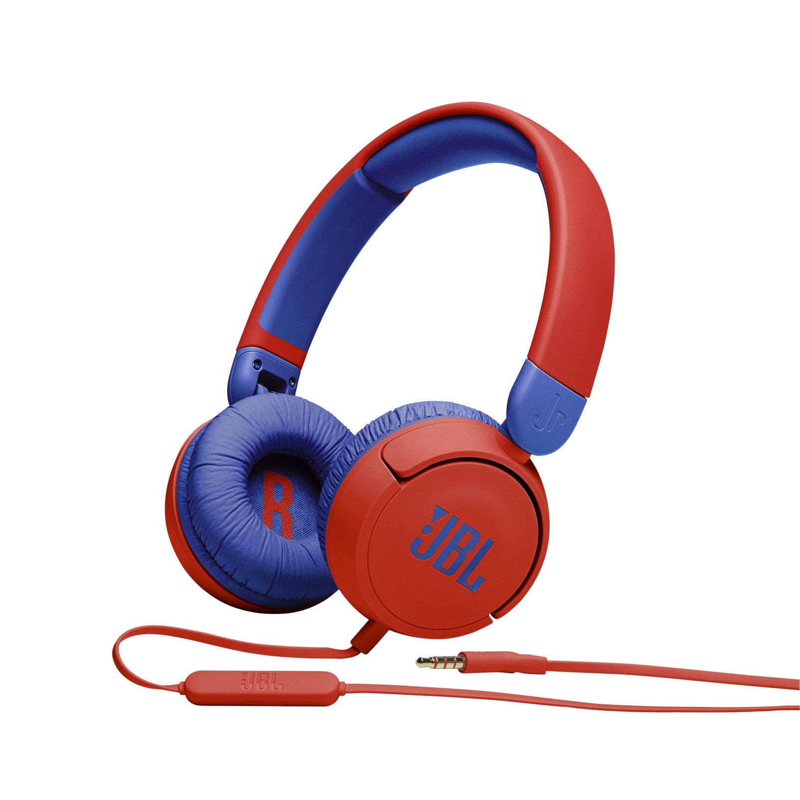 Headset JR310-BL/RD BT 5.2 Ligeros Pleagbles JACK 3.5mm C...