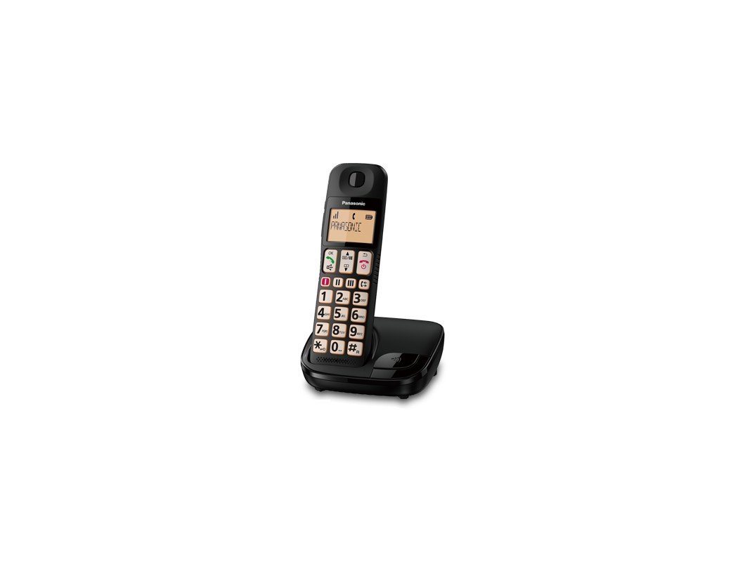 Telefono Inalambrico DECT KX-TGE310SPB Pantalla LCD Conte...