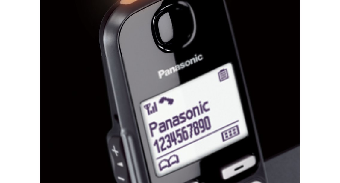 Telefono Inalambrico DECT KX-TGE250SPB Pantalla LCD 200 Contactos Botones Grandescolor Negro 4