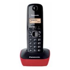 Telefono Inalambrico DECT KX-TG1611SPW Color Rojo y Negro...