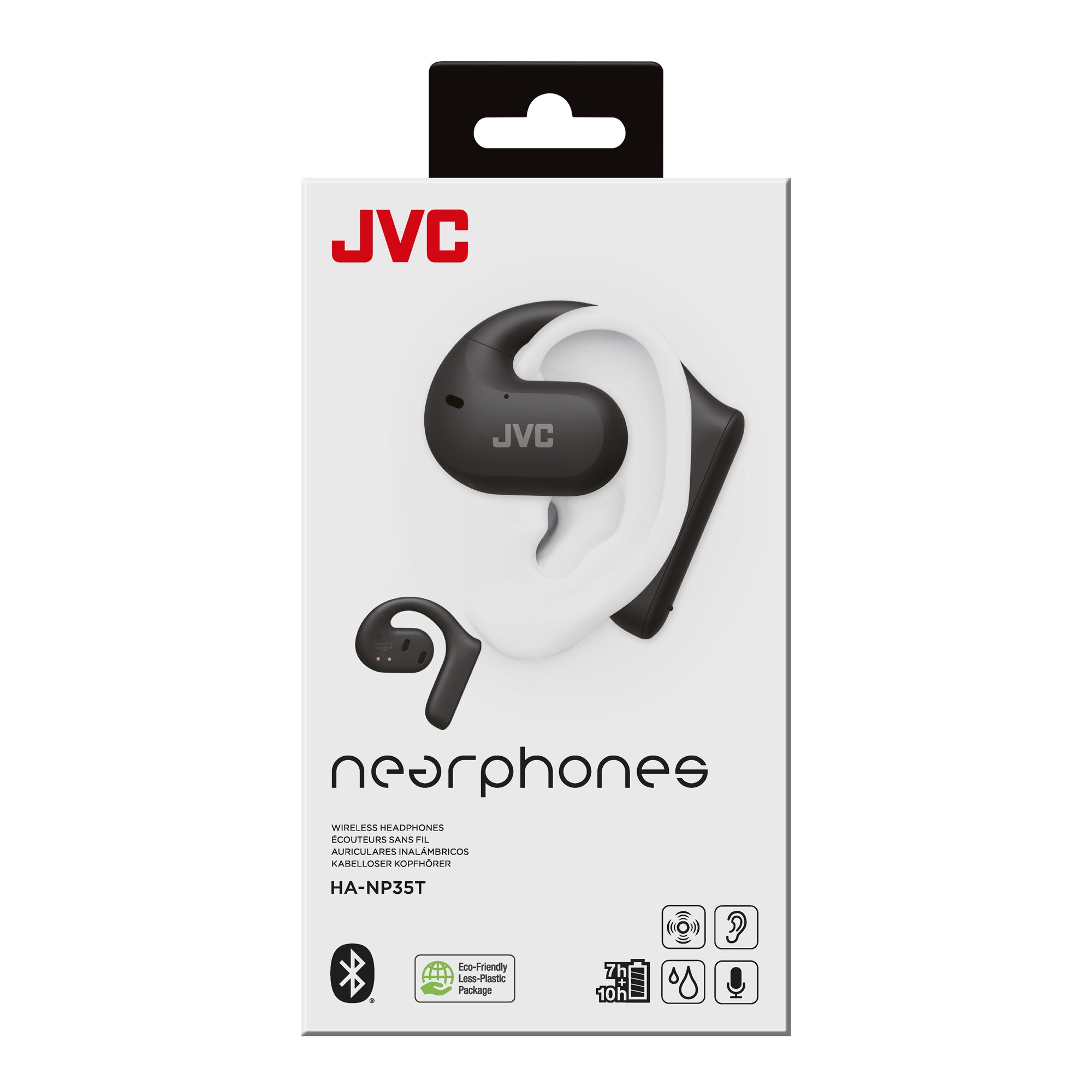 Auricular Deportivo Bluetooth HA-NP35T-B-U TWS 17h IPX4 Microfono Escucha el Entorno Azul 7