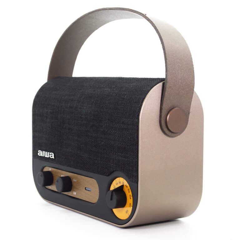 Altavoz Bluetooth Portable RBTU-600 BT 5.0 AUX USB 10W RMS Microfono Bateria 6 Horas Estilo Vintage 4