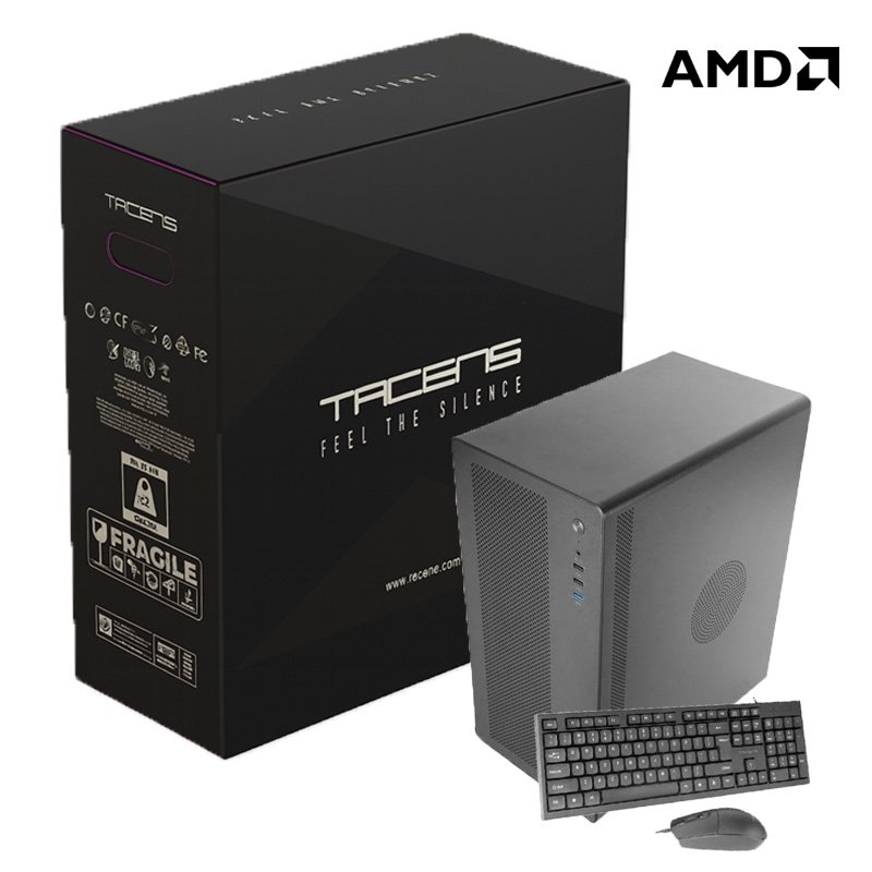 Ordenador AURA TA300 A620AM AMD RYZEN5-7600X 16Gb DDR5 1Tb M.2 USB WIFI6+BT 2AEROM F.A 550W 80+ Teclado y Mouse — vista detalle 2
