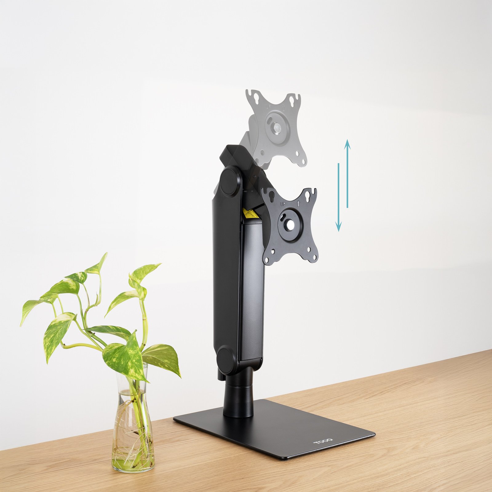 Soporte de Mesa con BASE DB1741TN-B 1 Pantalla 17" a 32" Max 8KG VESA 75X75 100X100 Negro — vista detalle 1