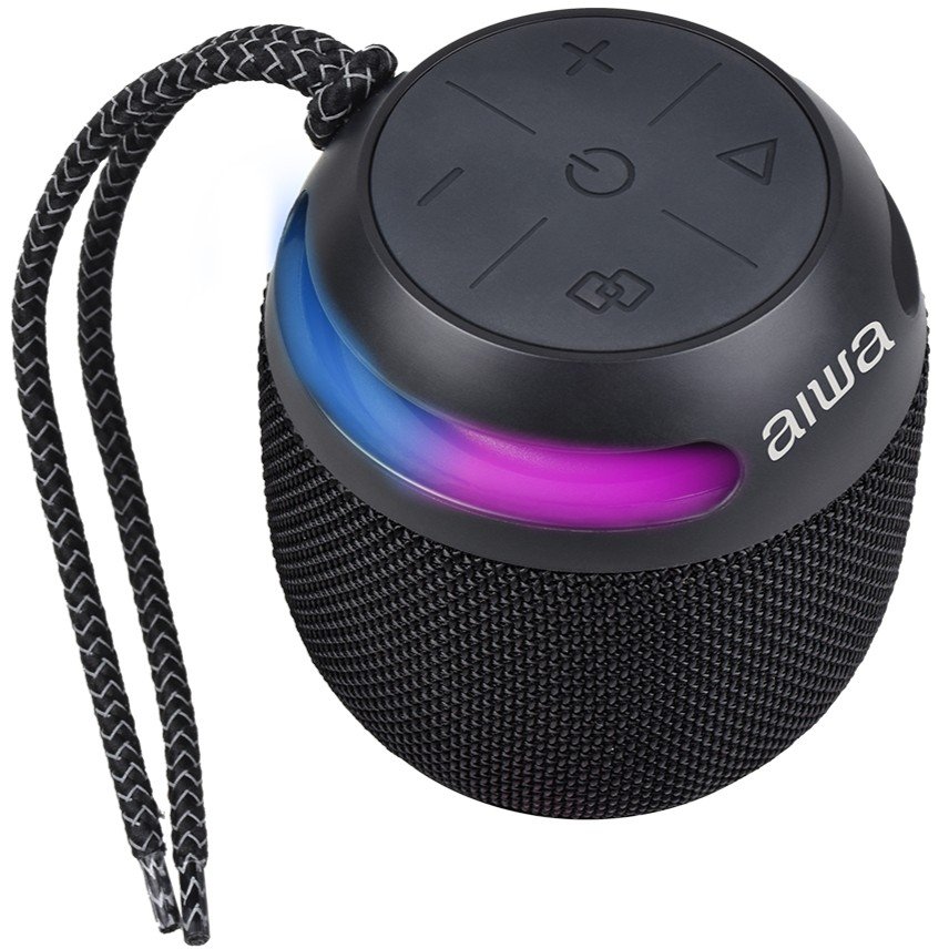 Altavoz Bluetooth Portable BST-100BK 5W RMS RGB Microfono IP66 Bateria 8h Negro 5