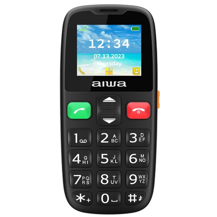 Movil Senior FPH-S100-2G 1.8" BT Radio FM Teclas Grandes Boton SOS Color Negro — vista detalle 1