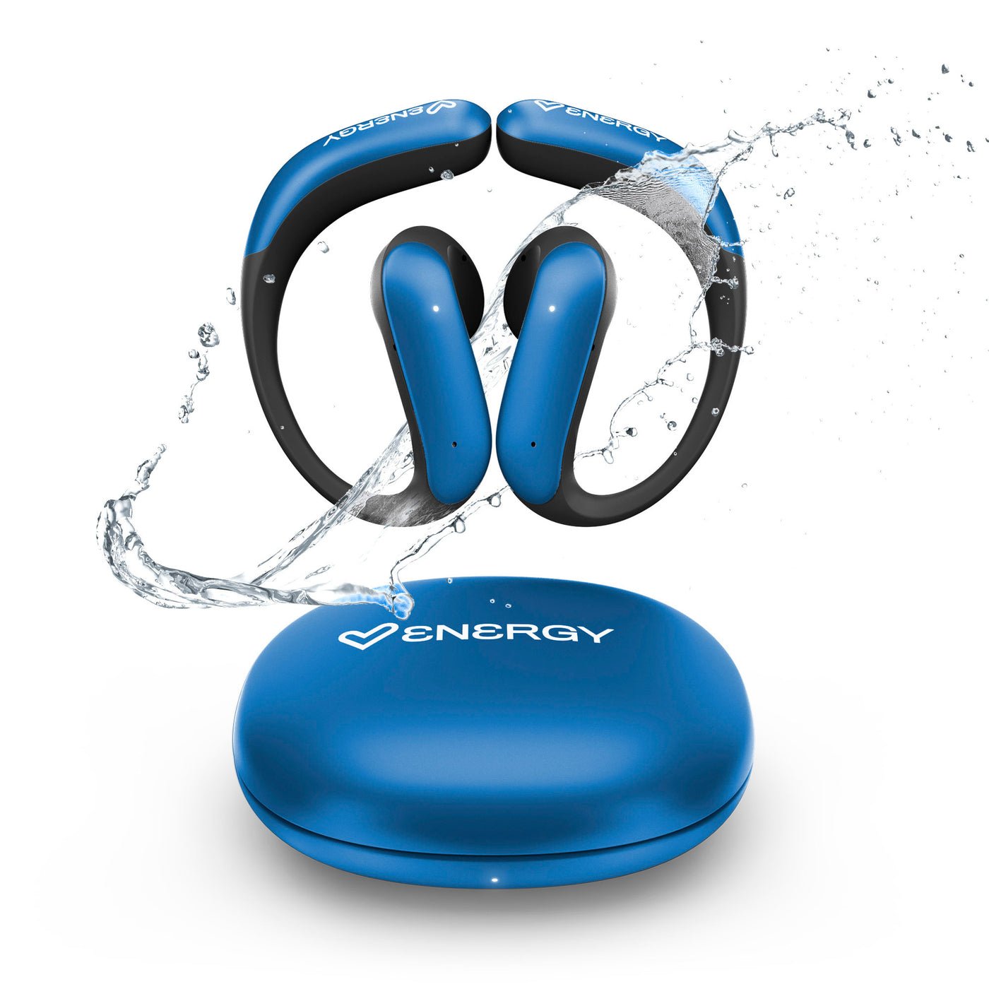 Auriculares Deportivos Bluetooth Pulsefit TWS IPX5 Color Azul — vista detalle 2