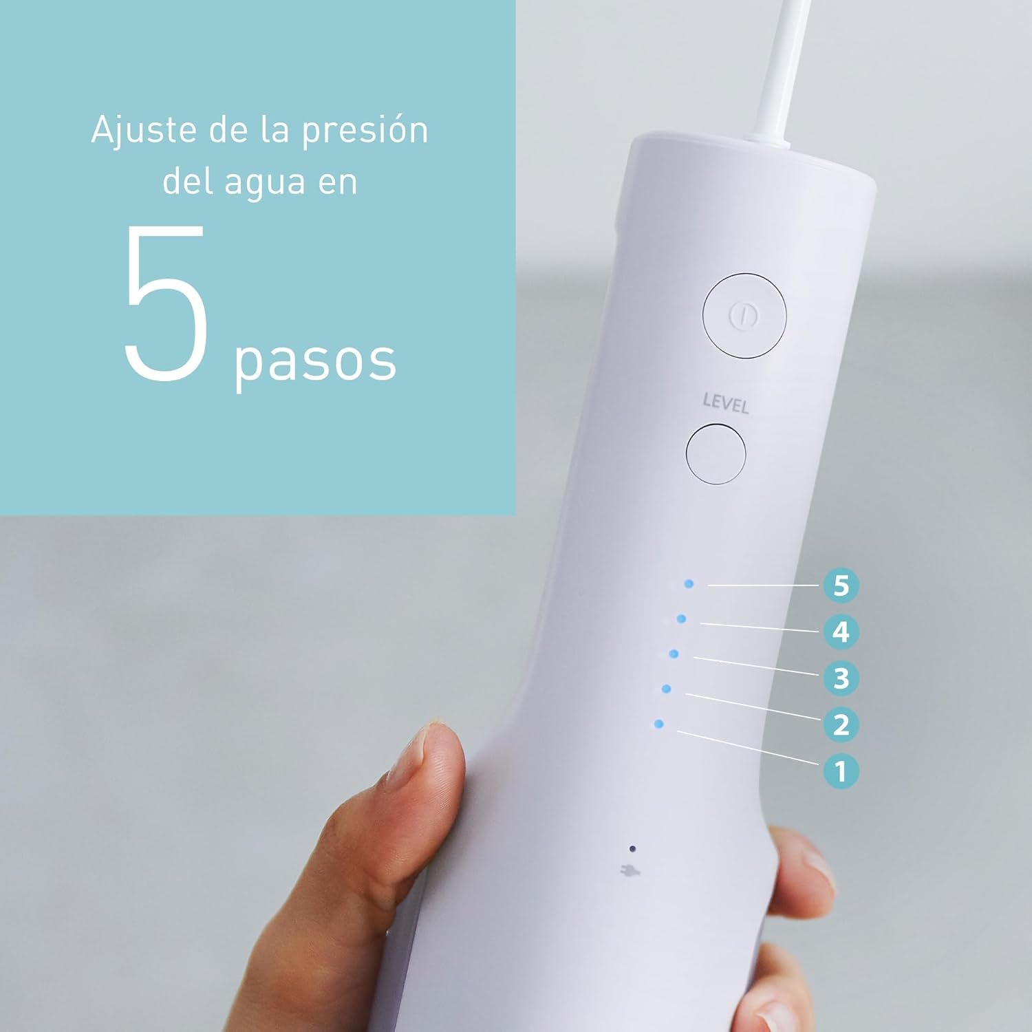 Irrigador Bucal Electrico EW-DJ26-V303 Recargable 5 Modos 200ml 4