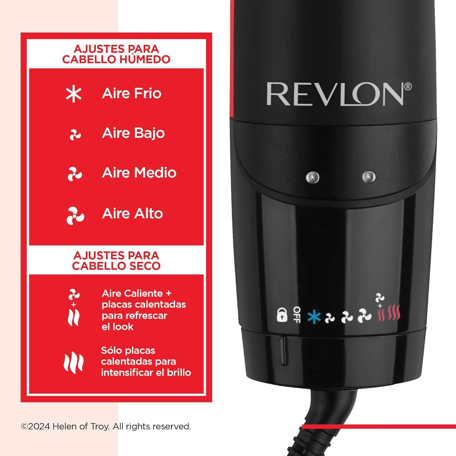 Secador / Alisador Revlon RVDR5330 SECA y Alisa Dientes y Placas Calefactables 4