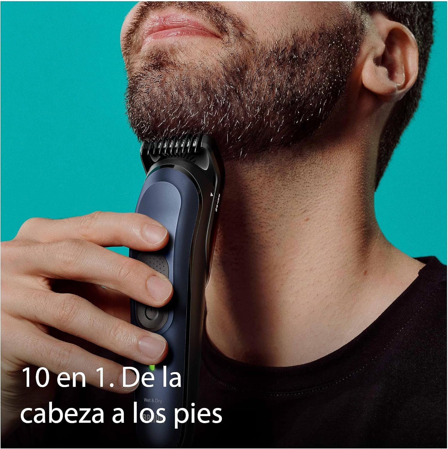 Cortapelo MGK7410 8 Cabezales Regulable BASE Recargable para Cabello y Barba + Gillette Proglide 3