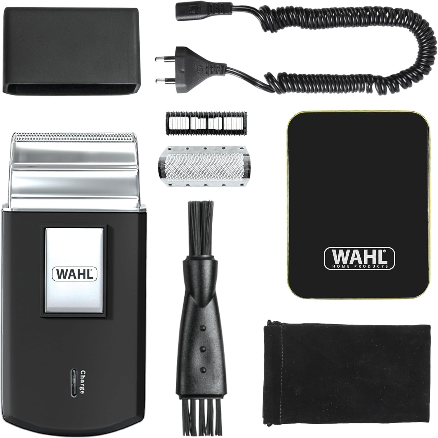 Wahl 3615-1016 — Afeitadora compacta recargable con estuche de viaje 3