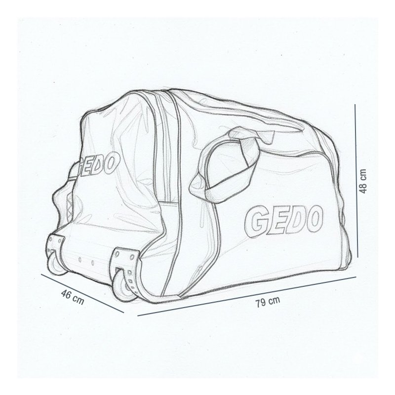 OEM Gedo Parma — Bolsa de deporte con ruedas y 4 departamentos 4