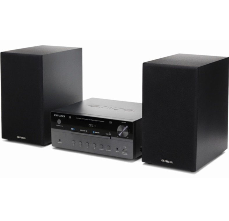 Micro Cadena MSBTU-550 50W RMS CD Radio AUX USB Color Negro — vista detalle 1