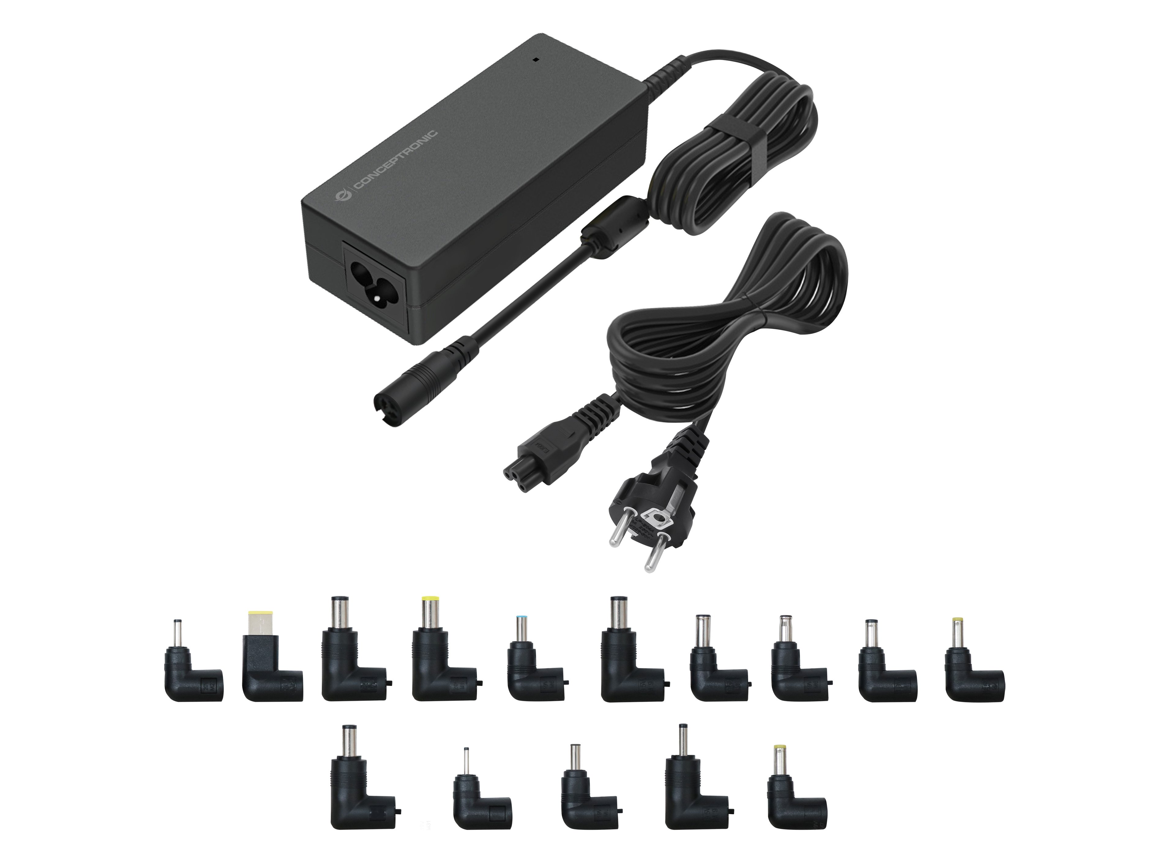 CONCEPTRONIC OZUL08B15 — Cargador universal 90W automático 15 tips