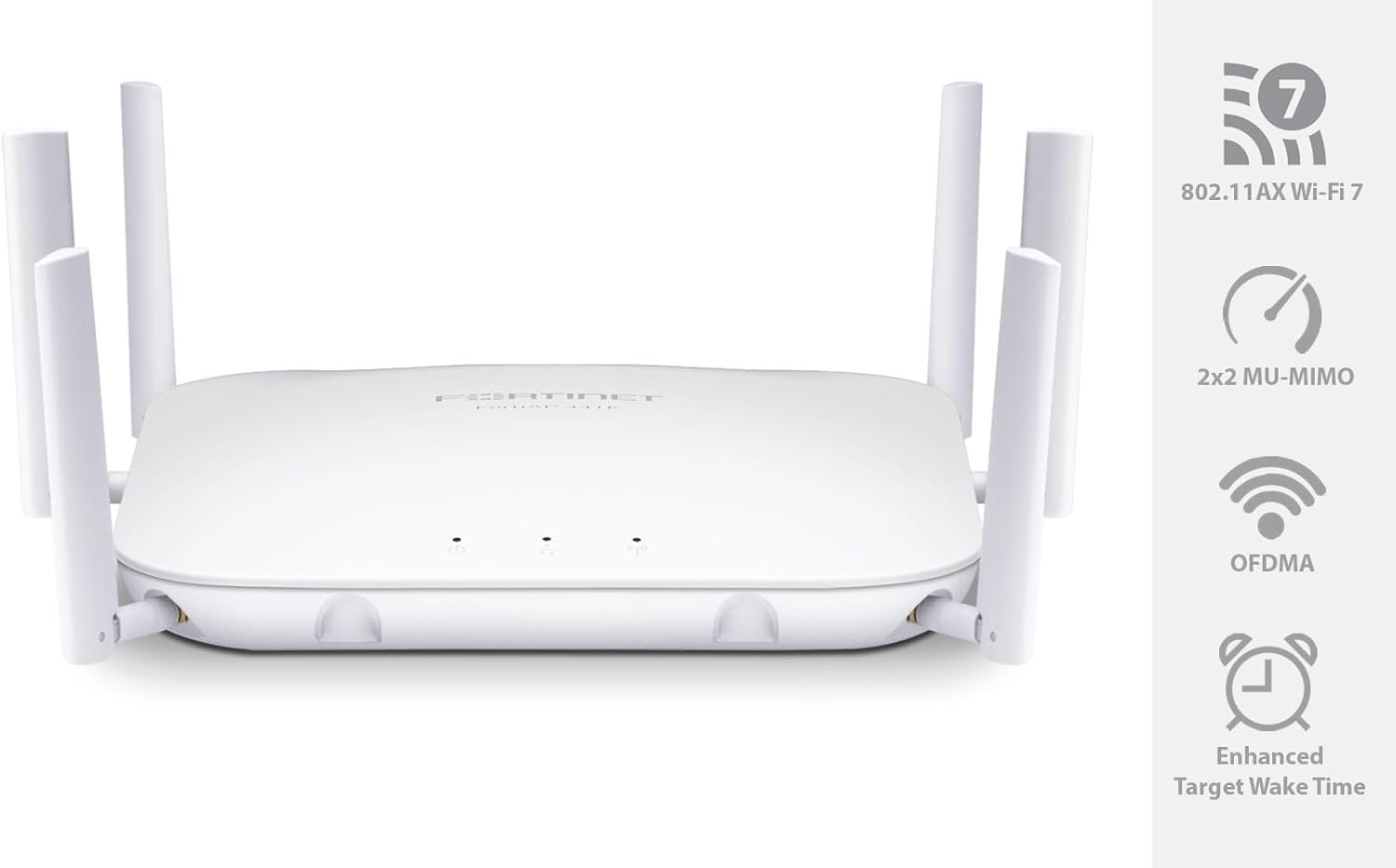 Punto de Acceso Interior WIFI 7 Fortiap 243K Tribanda 1x10Gb 1xRS-232 1xUSB-A 6 Antenas 2