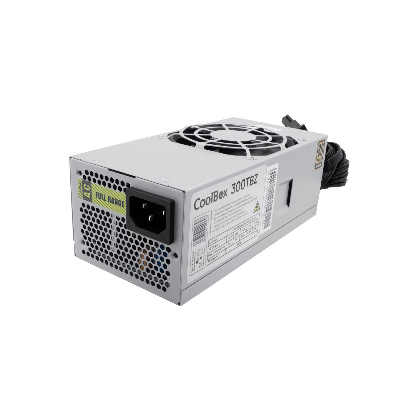 Fuente de Alimentacion TFX FALCOO300TBZ 80 PLUS Bronze COO-FA300TBZ — vista detalle 2