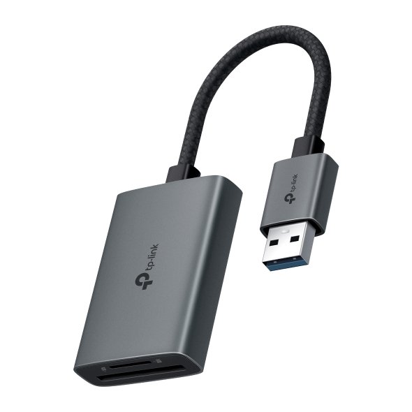 TP-LINK UA430 — Lector USB 3.0 para SD y MicroSD, carcasa aluminio