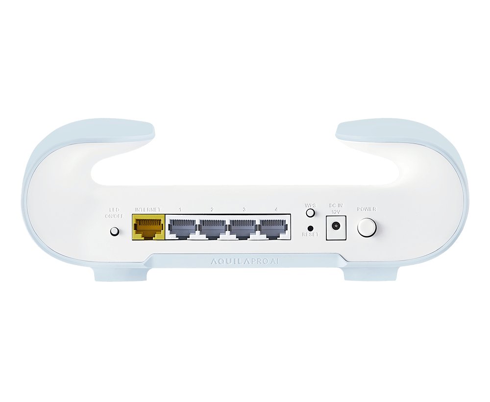 Router WIFI 6 Dualband M60 Aquila Pro AI AX6000 Smart MESH 2.4GHz (1148 Mbps) 5GHz (4804Mbps) — vista detalle 2
