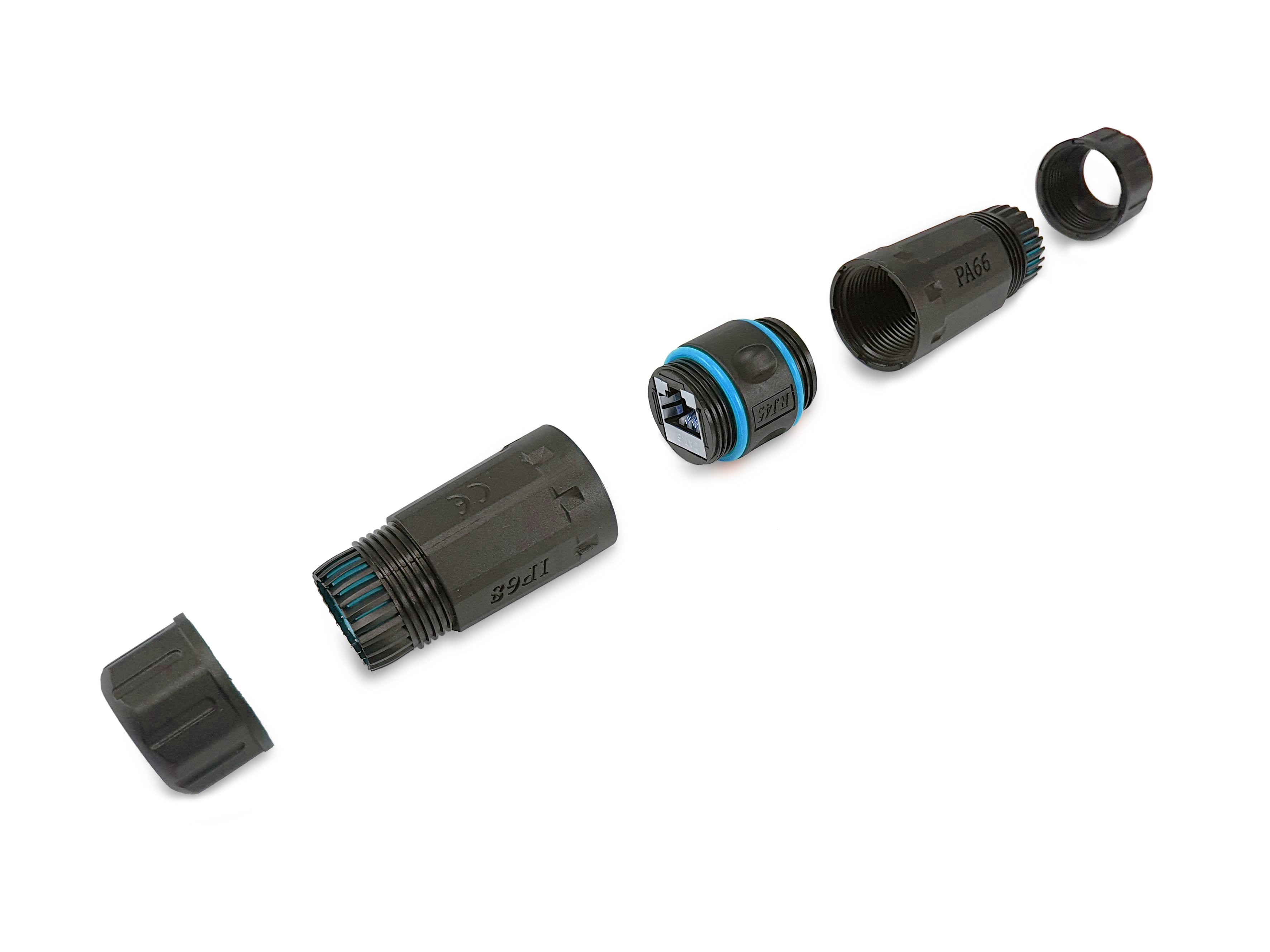 EQUIP 221172 — Adaptador RJ45 Cat.6A IP68 exterior — vista detalle 1