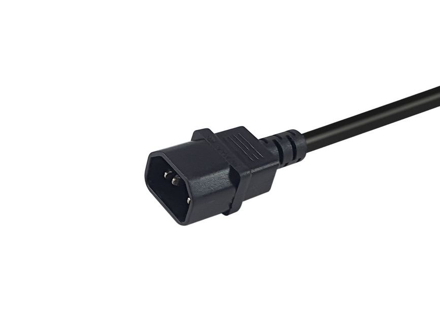 EQUIP 112106 — Cable alimentación Schuko-IEC C14, 0,25m 3