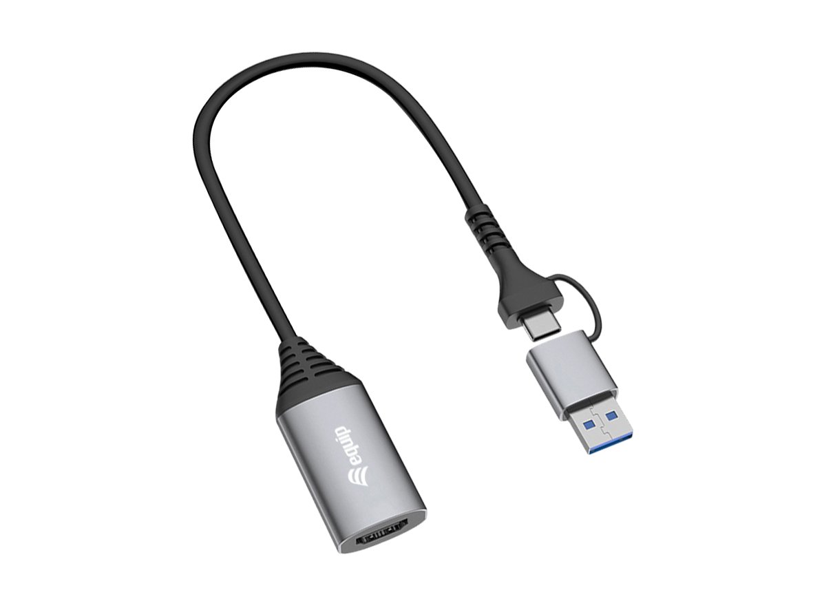 EQUIP 133498 — Adaptador USB-C a HDMI 1080P con puerto USB-A 2