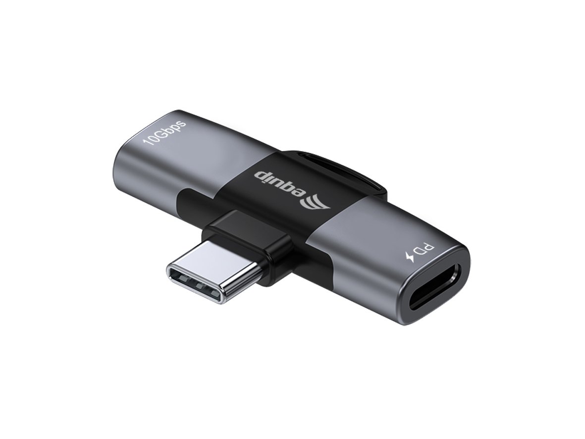 EQUIP 133479 — Adaptador USB-C OTG 2en1 con carga rápida 100W
