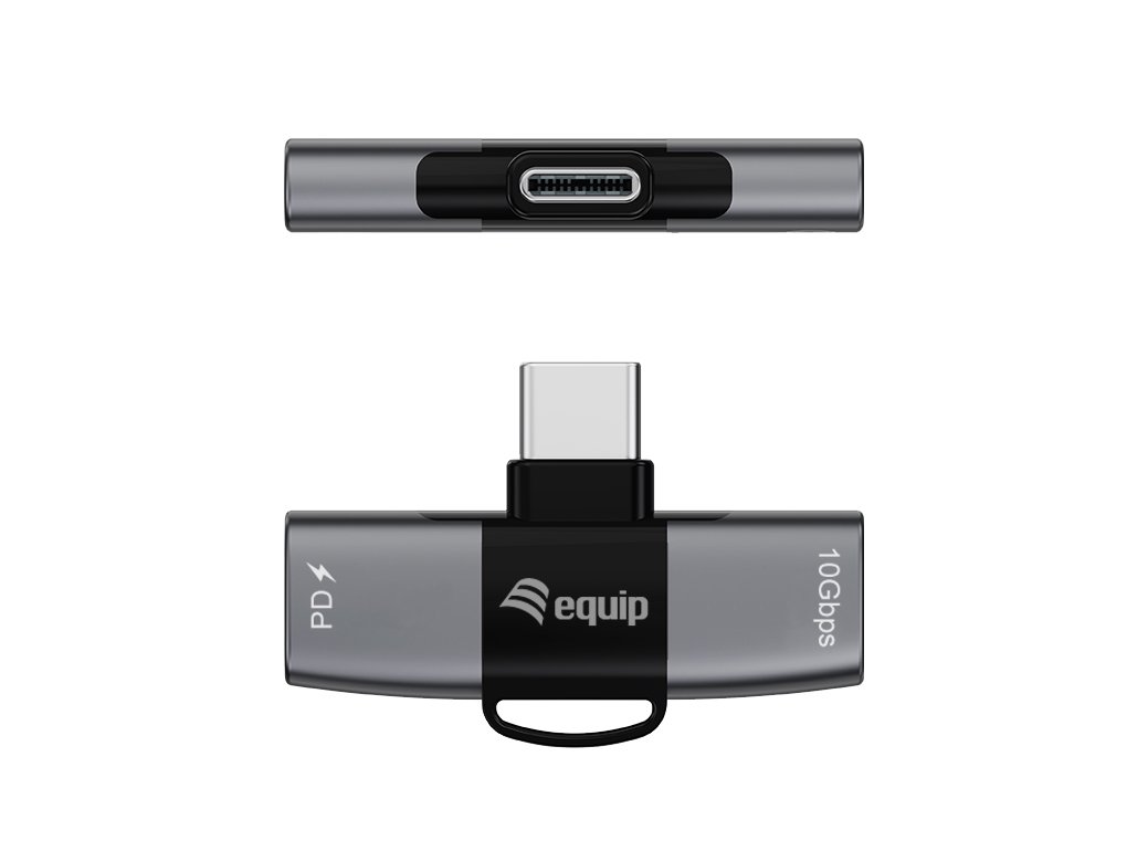 EQUIP 133479 — Adaptador USB-C OTG 2en1 con carga rápida 100W 2