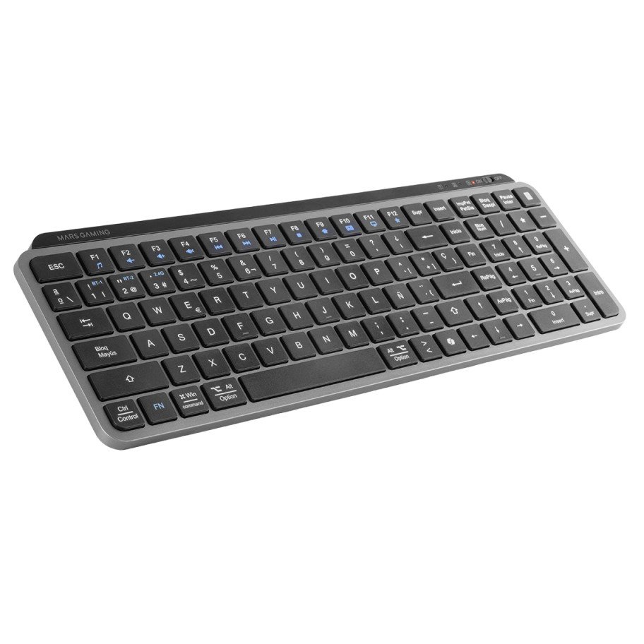 MARS GAMING MKSILENKEYSWS — Teclado inalámbrico bajo perfil, 200h autonomía — vista detalle 1